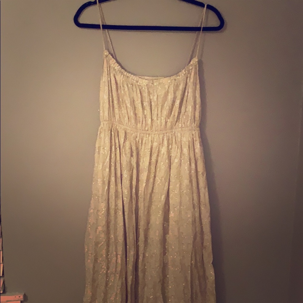 Beautiful beachy white free people bohemian dress